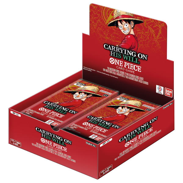 One Piece: Carrying On His Will OP-13 Booster Box - Inglés